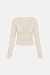Arlo Crochet Knit Shirt - Bunny