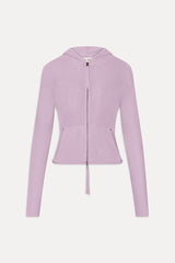 Atlas Zip Up Hoodie - Pink Cloud