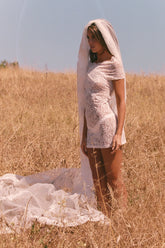 x Paige Lorenze True Love Lace Mini Dress - Sunday Ceremony