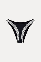 x Khy Dove Lace Bikini Bottom - Midnight Lace