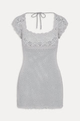 Eloise Crochet Mini Dress - Angel's Meadow