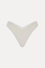 x Khy Enzo Cheeky Bikini Bottom - Pearl Dot