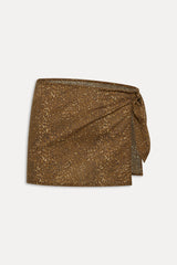 Festival Cotton Sarong - Vintage Cheetah