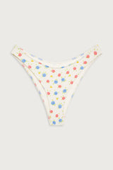Dove Floral Classic Bikini Bottom - Water Blossom