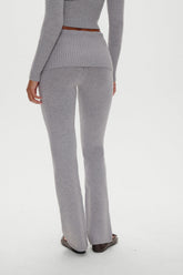 Aimee Knit Pants - Rain Cloud