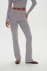 Aimee Knit Pants - Rain Cloud
