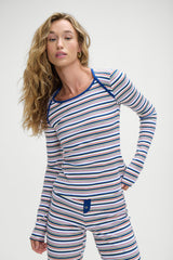 Blair Striped Long Sleeve Shirt - Love Stripe