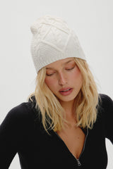 Bundle Up Knit Beanie - Honeymoon