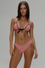 Catalina Full Coverage Bikini Bottom - Cherry Picnic