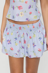 Clover Mini Skirt - Fresh Florals