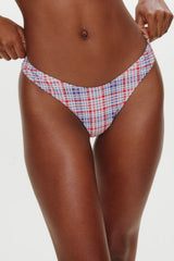 Dove Bikini Bottom - Americana Plaid