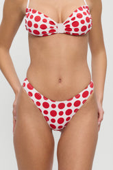 Dove Bikini Bottom - Red Dottie