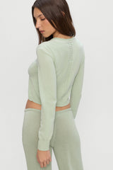 Eli Knit Sweater - Eucalyptus