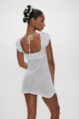 Eloise Crochet Mini Dress - Angel's Meadow
