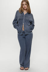 Emma Thermal Pant - Shadow Blue