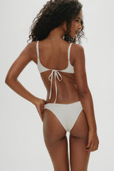 x Khy Enzo Cheeky Bikini Bottom - Pearl Dot