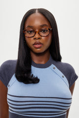 x LEXXOLA Mimi Optical Glasses - Sea Glass