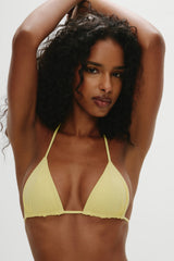 Nick Skimpy Triangle Bikini Top - Yellow Iris
