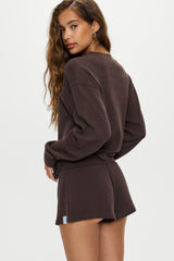 Noah Thermal Long Sleeve Shirt - Walnut