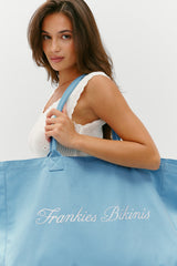 Oversized Canvas Tote Bag - Seaside