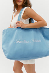 Oversized Canvas Tote Bag - Seaside