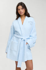 Poolside Terry Robe - French Riviera