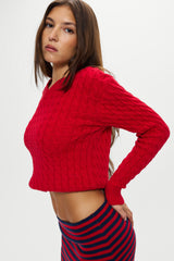 Prince Cable Knit Sweater - Heartstrings