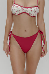 Romeo Cheeky String Bikini Bottom - Rosebud