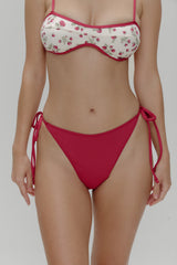 Romeo Cheeky String Bikini Bottom - Rosebud