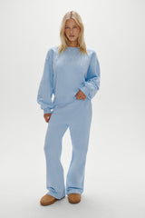 Travel Day Cotton Crewneck - Morning