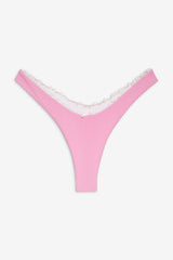 Full Moon Micro Bikini Bottom - Pink Stripe