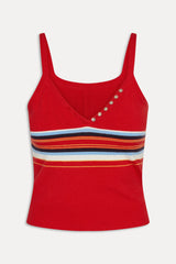 Graham Knit Tank - Ember Stripe