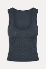 x JENNIE Kyra Knit Tank Top - Night in Seoul
