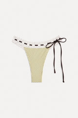 Lacey Micro Bikini Bottom - Lemon Dot