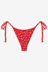 Mackenzie Floral String Bikini Bottom - Summer Flower