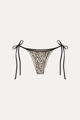 Mackenzie Skimpy String Bikini Bottom - Zebra