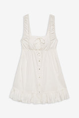 Marilyn Babydoll Dress - White