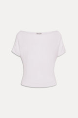 Montecito Boat Neck Knit Shirt - White