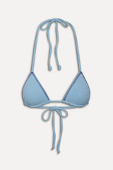 Nick Skimpy Triangle Bikini Top - Blue Vanilla