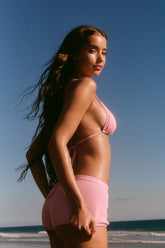 Belle Cheeky Swim Shorts- Blush