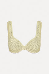 Romeo Underwire Bikini Top - Lemon Dot