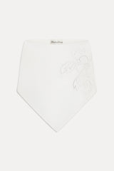 Scout Knit Poncho - White Hibiscus