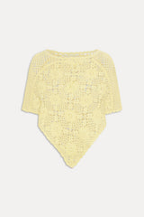 Sophie Crochet Poncho - Whipped Butter