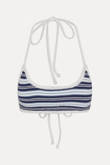 x JENNIE Star Knit Bikini Top - Arctic Stripe