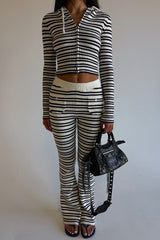 Camden Striped Knit Pants - Starlit Stripe