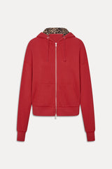 Weekend Zip Up Hoodie - Strawberry Red