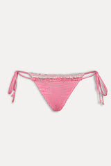Divine Skimpy String Bikini Bottom - Ladybug Gingham