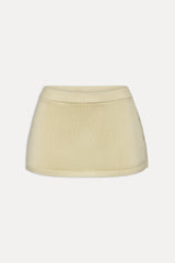 Ash Knit Mini Skort - Buttercup
