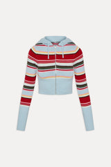 Aimee Zip Up Knit Hoodie - Ocean Ave