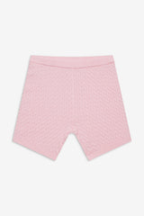 Ariel Knit Shorts - Cozy Pink